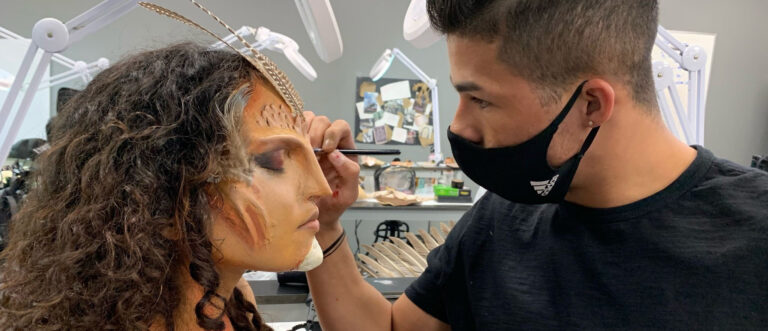 Commercial makeup artist