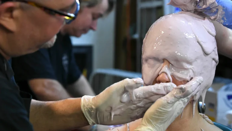 Front Face Life Casting Guide for Makeup Artists